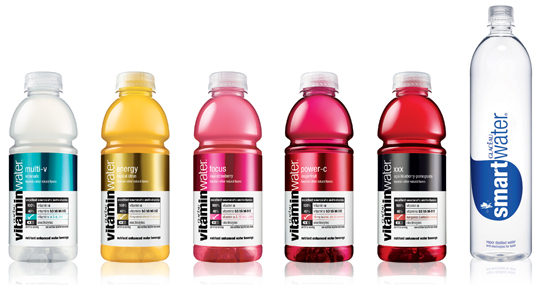 image | glaceau vitaminwater, smartwater
